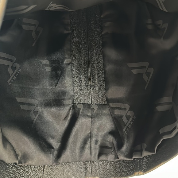 REMAIN Black Washed Leather Miniskirt - Picture 8 of 12